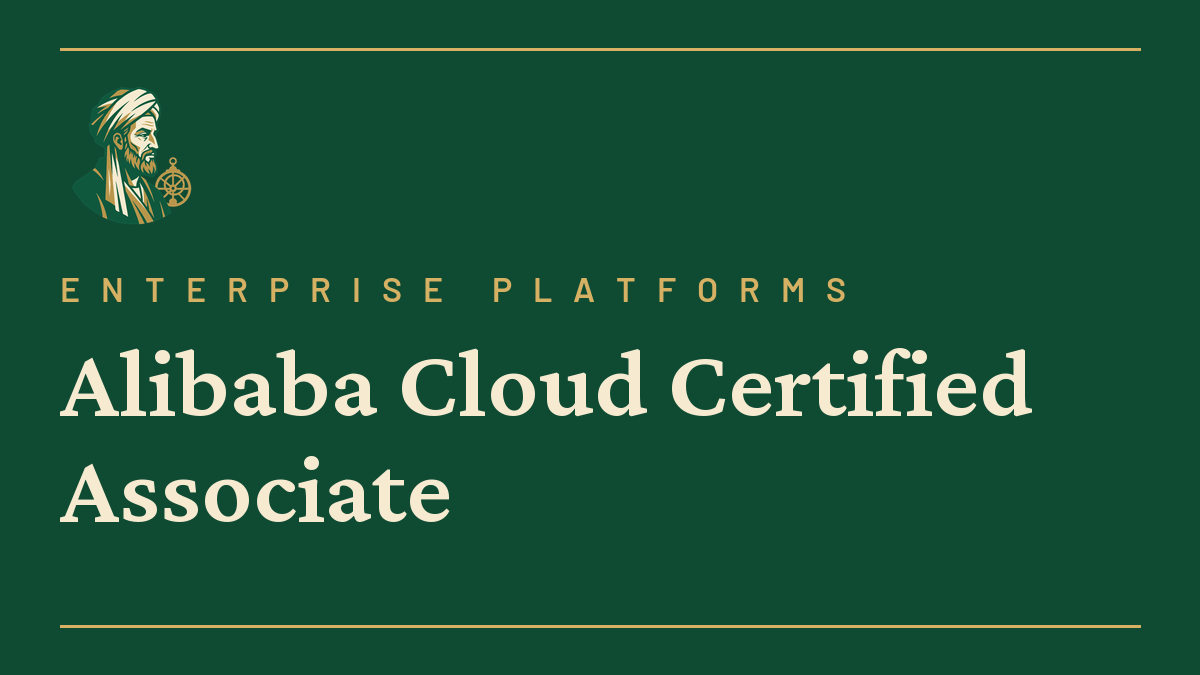 Alibaba Cloud Certified Associate