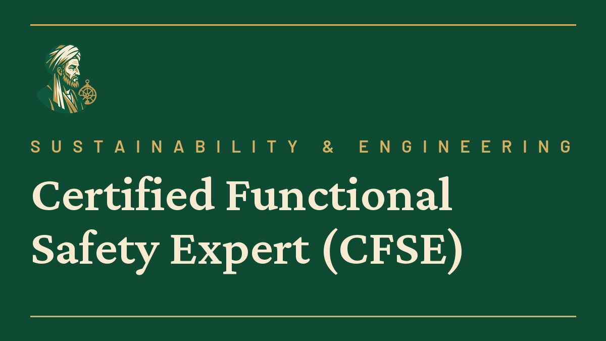 Certified Functional Safety Expert (CFSE)