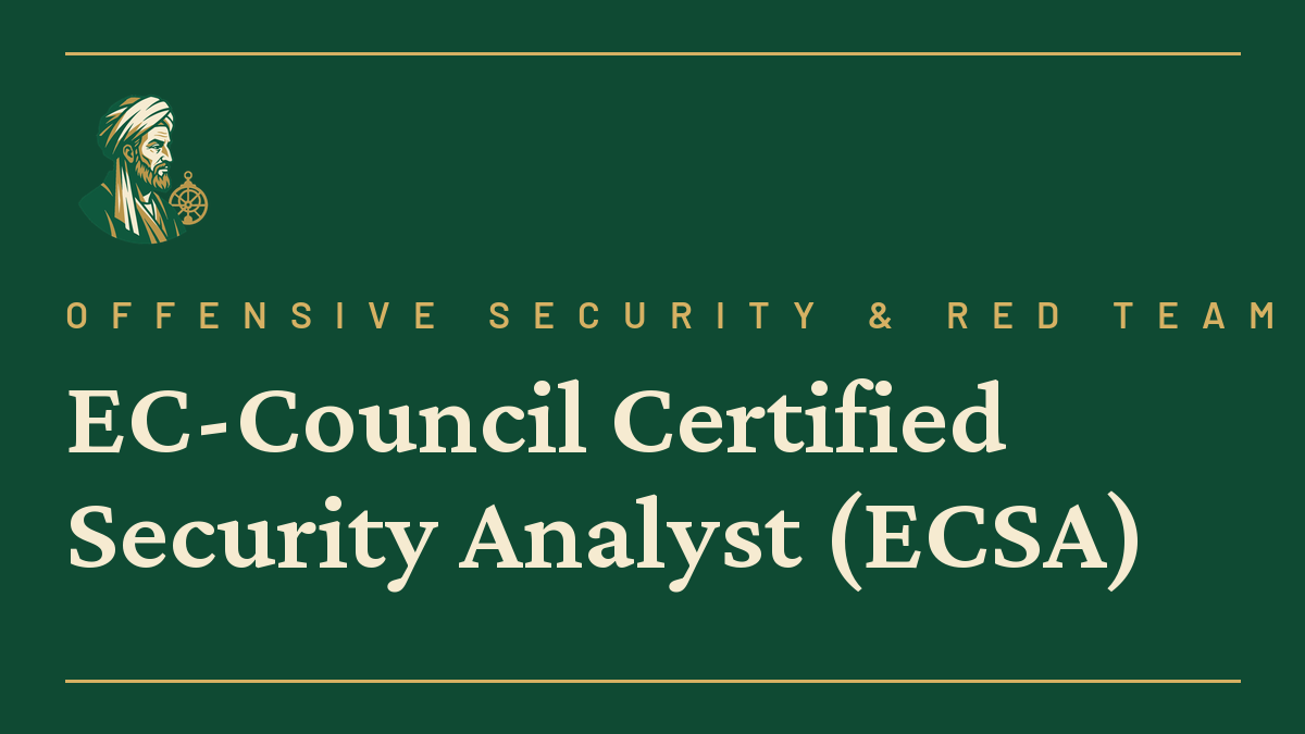 EC-Council Certified Security Analyst (ECSA)