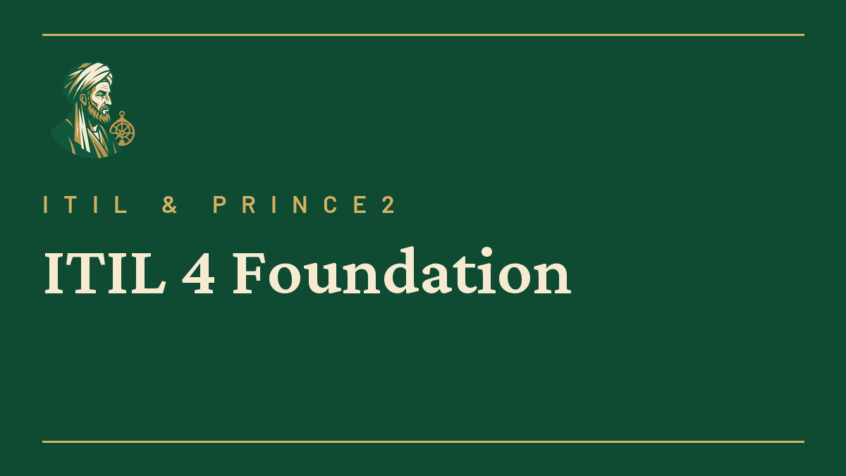 ITIL 4 Foundation