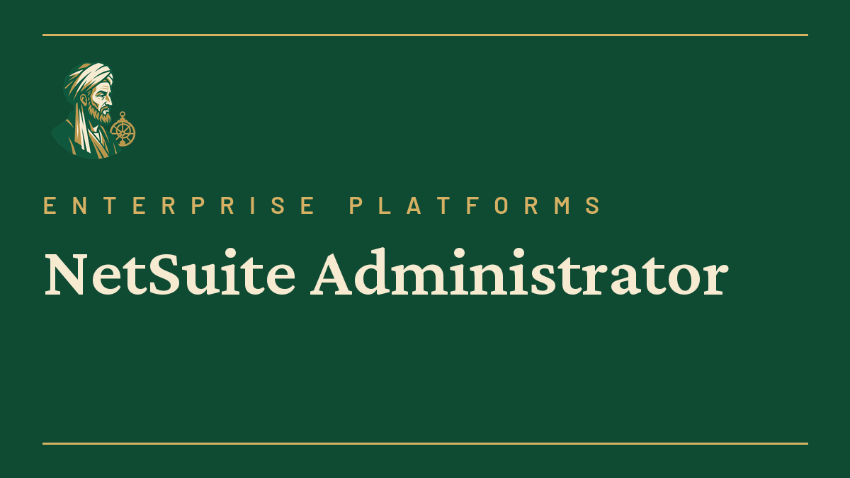 NetSuite Administrator
