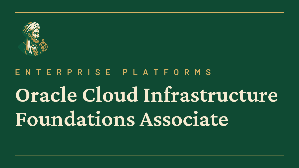 Oracle Cloud Infrastructure Foundations Associate