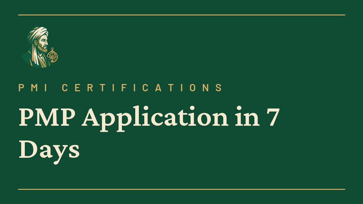 PMP Application in 7 Days
